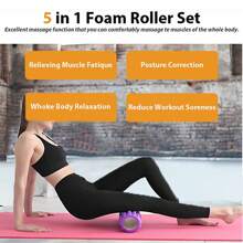 Cut Out Yoga-Säule EVA Balance Rolle Körperaufbau Massageschaum Schaft Muskellockerung Keule