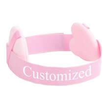 1Set Custom /Text Logo Edge Melt Band With Ear Protector For Lace Wigs Elastic Band Personalized For Laying Lace Edge For Wigs Hair Band Wigs /Hair Tool