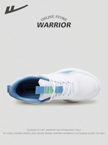 WARRIOR Serie Warrior - 1 par de zapatillas deportivas para hombre ligeras y transpirables 2025 Nuevo, diseño de cordones de caña baja, apropiadas para fitness al aire libre, calzado deportivo casual con aumento de altura versátil, zapatillas de senderismo de malla y suela blanda para una experiencia cómoda