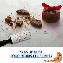 1/10 con lăn loại bỏ xơ vải - Lý tưởng cho đồ nội thất, quần áo | Máy làm sạch lông chó & mèo, 300/600 tờ con lăn cotton siêu dính thay thế - Bàn chải lông thú cưng - Bao gồm 1 tay cầm và 10 tờ giấy thay thế, Con lăn cotton thảm, Công cụ loại bỏ lông thú cưng di động cho quần áo, bộ đồ giường, Đồ nội thất phòng khách, Phòng ngủ, Thảm ô tô, Ghế ô tô, Chi tiết nội thất ô tô - Tay cầm của Mỹ - Xem 6