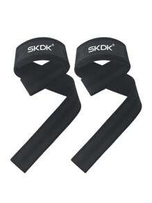 SKDK زوج من أشرطة الرسغ القابلة للتعديل لرفع الأثقال، بناء العضلات، رفع الأثقال، تدريب القوة، رفع الأثقال الميت - متعدد الألوان - مشاهدة 11