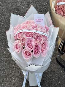 10/20 张，鲜花包装纸，花束包装纸，银边包装纸，鲜花包装纸，金边韩式包装纸，用于 DIY 工艺礼品包装装饰花卉用品，22.4 X 22.4 英寸，包装纸，薄纸，花束用品，圣诞节情人节 - 多色 - 查看 8