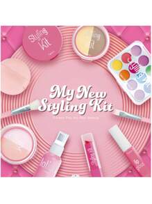 10pcs Realistic Makeup Toy Set, Girls Cosmetic Play Set, Powder-Free, Non-Applicative, Parent-Child Interactive Game, Random Colors, Back To School Gift, Christmas Gift, Girls Gift