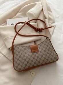 Mini Women's Shoulder Bag, Valentine's Day Gift - Khaki - View 9