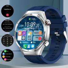 LIGE时尚运动智能手表 400MAh大容量电池 多种运动模式 运动记录 闹钟提醒 定时拍照 语音通话 多功能休闲男女智能手表 - 黑色 - 查看 1