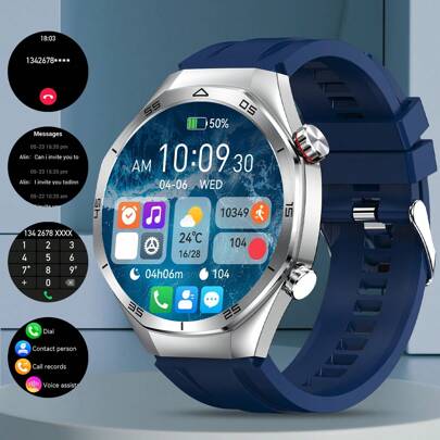  LIGE时尚运动智能手表 400MAh大容量电池 多种运动模式 运动记录 闹钟提醒 定时拍照 语音通话 多功能休闲男女智能手表