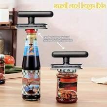 1/2 Pieces Adjustable Multi-Purpose Bottle Opener, Easy Grip Can Opener And Bottle Opener - Manual Jar Lid Clip, Durable Metal, Ergonomic Grip, Jams And Sauces, Jar Lid Clip, Manual Can Opener, Kitchen Essentials, Manual Can Opener | Smooth Metal Surface | Durable Metal Construction, Kitchen Can Opener, Everyday Use, Bottle Opener Gift