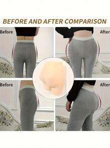 Silicone Pants With Hip Enhancer And Fake Buttocks For Women, Suitable For Waist Circumference Of 25.2 Inches -51.18 Inches, Thickness Of 0.49 Inches
