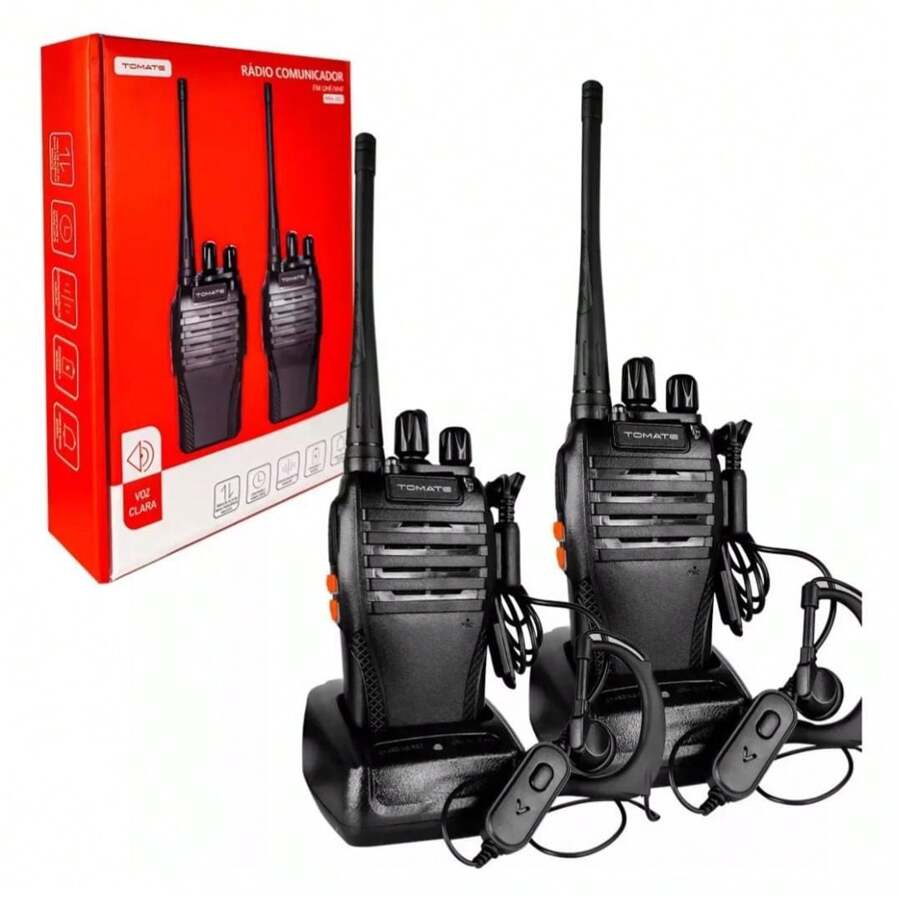 Kit 2 Rádio Comunicador Walktalk Talkabout Profissional