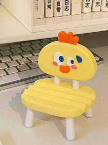 1pc Cute Cartoon Chair Desk Organizer, Mobile Phone & Tablet Stand