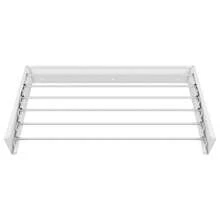 Wall Mount Telescopic Drying Rack Clothes Towel Airer Folding Dryer 100cm 6 Rods - White - View 7
