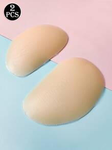 2pcs Thin 1CM Thickness Silicone Buttocks Pad With Adhesive, Invisible Hip Enhancer Pads, Natural Buttock Lifter