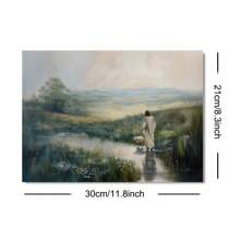 1 件无框耶稣与羔羊风景海报墙艺术帆布印刷简约基督教艺术美学装饰复古绘画适用于宿舍、公寓、客厅、卧室、现代家居装饰 - 彩色 - 查看 8