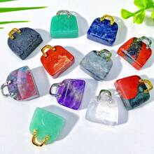 Random 1PC High Quality DIY Crystal Bag Carving, Loose Gemstones, Amazing Gift For Craft Lovers, Gemstone Jewelry, Glitter, Birthday Gift, Women Gift, Valentine's Day Gift, Easter Gift.