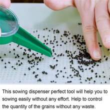 6pcs Mini Seed Spreaders, Rapid Seeder Planter Assist, Small Seed Planting Tool, Manual Seedling Holes And Hole Punching Kit, Handheld Seed Broadcaster For Fine Seeds