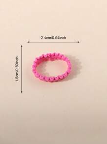 Women's Hair Accessories Hair Tie, Spring/Summer Dopamine Inspired Small High Elasticity Candy Color Scrunchies, Versatile For Daily Wear