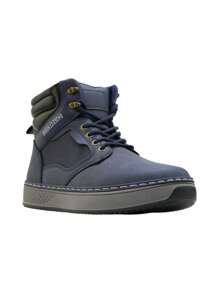 Comfortable Versatile Casual Boot - Navy Blue - View 3