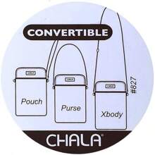 CHALA Canvas Crossbody Cell Phone Purse - Women Multicolor Handbag With Adjustable Strap - Mint Green - View 6