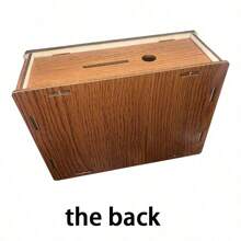 1个浅棕色木质小猪存钱罐，装饰图案，储蓄罐，家居装饰，生日、母亲节最佳礼物 - 彩色 - 查看 10