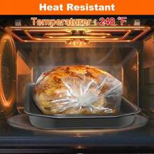 1 卷 100 个透明塑料食品储存袋，适用于冰箱、厨房、超市、保鲜的农产品袋 - 透明 - 查看 8