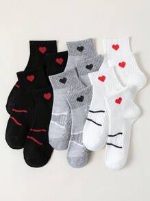 100/50/40/30/20/15/10/5/3/1Pair Of Men's Breathable Sports Socks, Fashionable Letter Printed High Stretch Outdoor Running Socks,Comfortable, Breathable, Anti-Smelling And Antibacterial Socks Are Suitable For Everyday Life - Multicolor - View 6