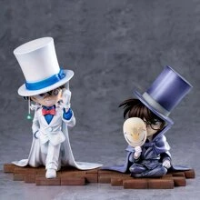 Banpresto Figuras en miniatura con estilo Q de los personajes Conan y Kaitou Kid de Detective Conan, 2 opciones, figura de anime, decoración, regalo de festival