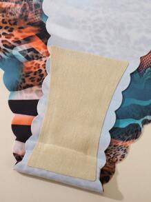 10 件/包 - 女士无缝波浪边三角裤，舒适性感亲肤面料女士无缝比基尼内裤 - 彩色 - 查看 8