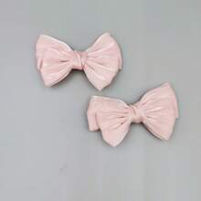 2pcs/Set Bow Design Elegant Decorative Shoe Clips, Colorful, Shiny & Charming For Holidays Like Valentine's Day, Lovely Gift (Shoes Not Included), Summer Sandals Accessories