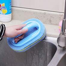 Powerful Sponge Scrub Brush For Multi-Purpose Cleaning, Including Bathroom, Kitchen And Floor, With Productivity For Cleaning Oil Stain On Bath Tub, Tile, Stove And Glass