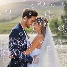 NetHong New Automatic Bubble Machine Bubble Blower With 20000 Bubbles Per Minute Outdoor - Black - View 5