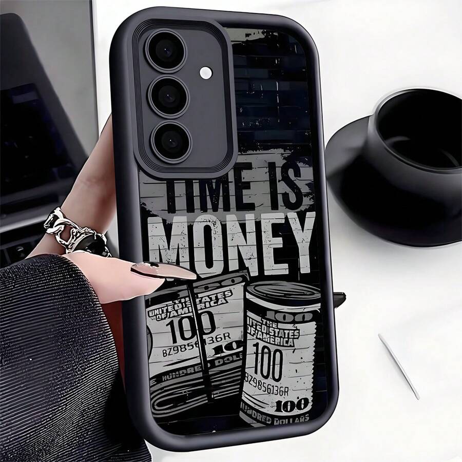 Money1pc 创意美元钞票印花防震防滑保护手机壳适用于 、Honor、Redmi，防水防摔防刮