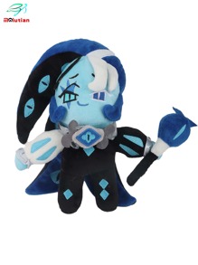 Molutian 25 厘米/9.84 英寸 暗影牛奶饼干毛绒玩具 毛绒动物 高品质柔软饼干毛绒 可爱 非常适合生日礼物和家居装饰 - 彩色 - 查看 1