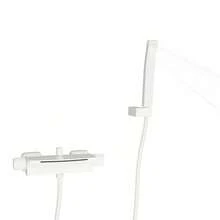 YUNRUX Grifo de bañera con cascada Grifo de ducha de agua fría y caliente Grifo de bañera con grifo de ducha Grifo de ducha de baño Grifo de bañera