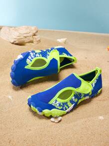 Kids Water Shoes, Boys & Girls Hook-And-Loop Easy On/Off Water Socks, Barefoot Quick Dry Lightweight Beach Swimming Pool Shoes, Toddler/Youth Sizes - Multicolor - View 22