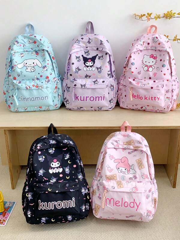 Sanrio شنطة ظهر محمولة من سانريو هالو كيتي مناسبة للنساء، مفيدة للكلية والأعمال والعمل والتنقل وللطالبات في المرحلة الثانوية، شنطة ظهر مناسبة للطالبات في الكلية والمدرسة الابتدائية والمتوسطة والثانوية والملاعب والرياضة، خفيفة الوزن ومتينة، مناسبة للعودة للمدرسة والسفر شنطه جامعه شنط جامعات شنطة ظهر للسفر حقيبه جامعه