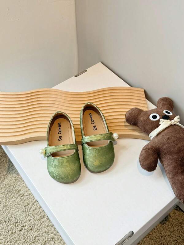 Princess Style Embroidered Flower Girls Shoes, Children's New Soft Sole Casual Shoes, Girls Summer Ballet Flats