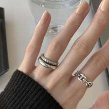 1 szt. Vintage Pig Nose Open Ring, Minimalistyczny design, Modny dodatek na imprezy i festiwale