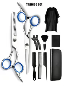 11 Pieces Professional Hair Clipper Set, Including Hair Clippers, Dilution Shears, Combs, Clips, Storage Bags, Cleaning Cloths, Shrouds, Leveling Scales, Salon And Home High-End Hair Clippers, Portable, 1/2/5/8 Piece Set Professional Hair Dyeing And Cutting Tool Kit,Hair Tools,Hair Products And Accessories For Barber Salon Beauty Travel Essentials,Back To School,Travel Holiday Essentials,Hair Accessories For Women