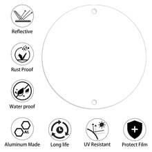 1 Pcs Round Aluminum Sheet 12" Diameter, High-Strength Aluminum Sheet,Durable Craft Metal Sheets For Indoor And Outdoor Use, Versatile Metal Sheets