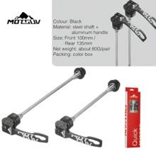 1pc Mountain Bike & Road Bike Disc Brake Quick Release Axle Skewer, Aluminum Alloy Fixed Axle Pull Rod