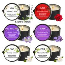 6pcs Scented Candles, Massage Essential Oil Candle, Daily Moisturizing Body Oil Relaxation, Stress Relief And Moisturizing Skin, Romantic Gift SPA Home Aromatherapy Candle Body Oil, Iron Box Candle, Massage Essential Oil Candle, Aromatherapy Essential Oil Candle,Best Friend Gifts - Sự kết hợp - Xem 10
