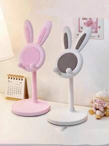 1 Desktop Adjustable Foldable Rabbit Shaped Tablet Stand, A Must-Have For Home Use On Mobile Phone Days, Birthdays, And Holidays