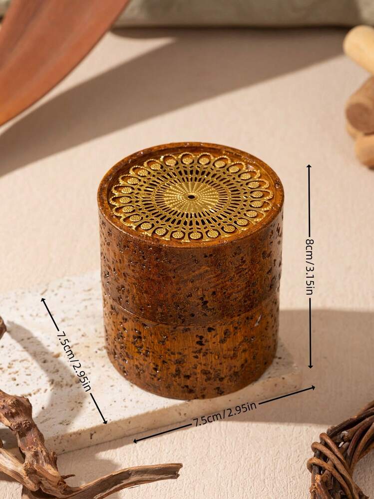 1 件树脂圆形香炉，简约现代风格，适用于芳香熏香、家居装饰、房间装饰、派对和节日装饰 - 彩色 - 查看 3