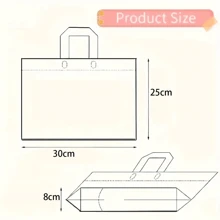 5/15/25/50pcs Flower Gift Bags - Plastic Shopping Bags, Suitable For Shopping, Weddings, Birthdays And Holidays - Multicolor - View 4