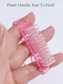 10/3/1 Pc Nail Cleaning Brush, Transparent Nail Cleaner, Manicure Nail Cleaning Tool, Used For Removing Nail Dust