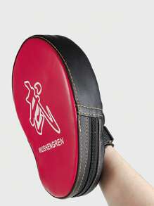 1pc Curved Martial Arts Karate Boxing Training Hand/Foot Target Pad - Red - View 7