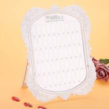 1PC Nail Polish Display Stand 48 Colors Gel Manicure Practice Rack Flower Design - As Shown - View 5