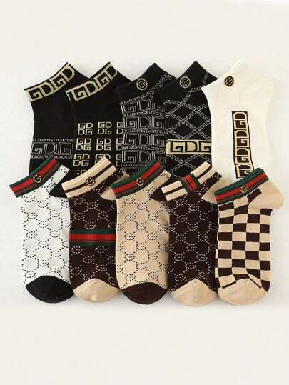 5双装随机男士薄款透气短袜，时尚、高品质、百搭、韩版风格，男女皆宜的踝袜