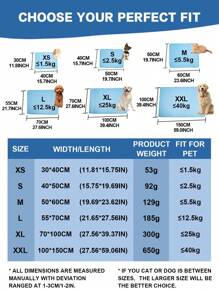 1 件/2 件套蓝色三叶草宠物凉垫，防咬，透气冰丝垫，适用于猫狗床沙发垫，适合小型/中型/大型宠物，夏季 - 藍色 - 查看 3