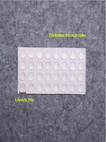 50/100 Stücke selbstklebende Türstopper Gummi Stoßdämpfung Puffer Schrankstopper Silikon Möbelpolster Schutzauflage